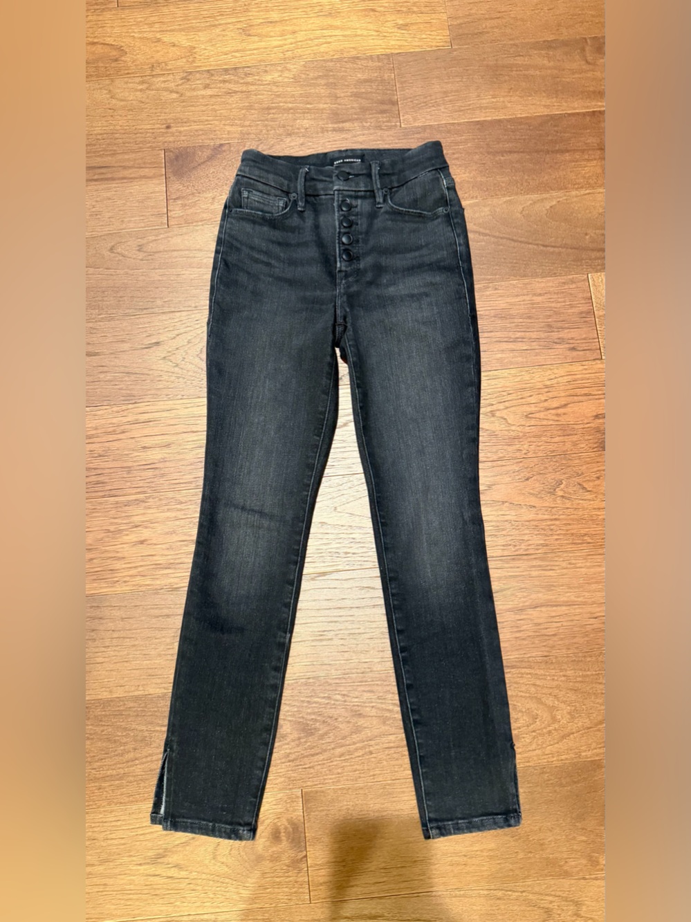 Good American Slim Black Skinny Jeans